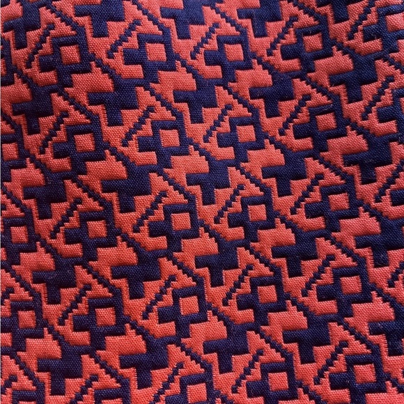 Anthropologie Red Textured Midi Dress - Picture 4 of 4